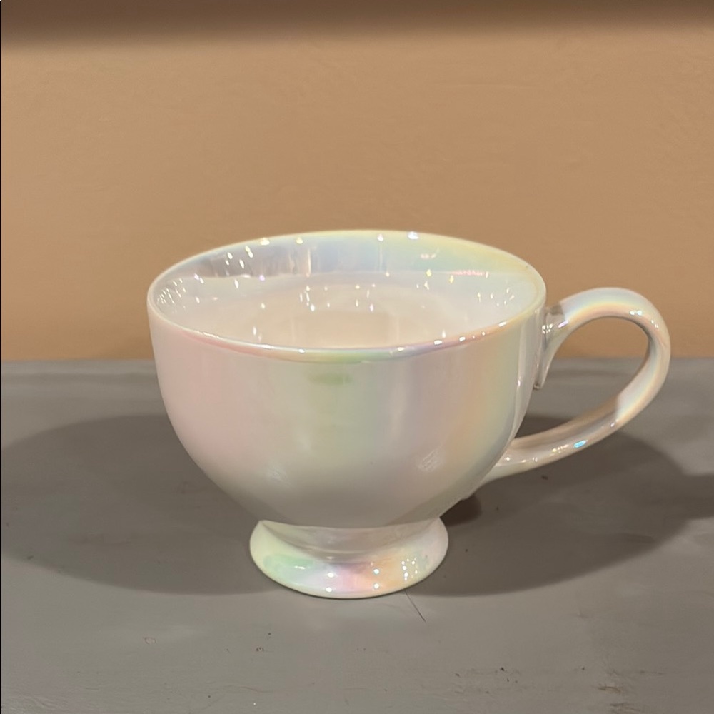 DavidsTea Iridescent White Teacup